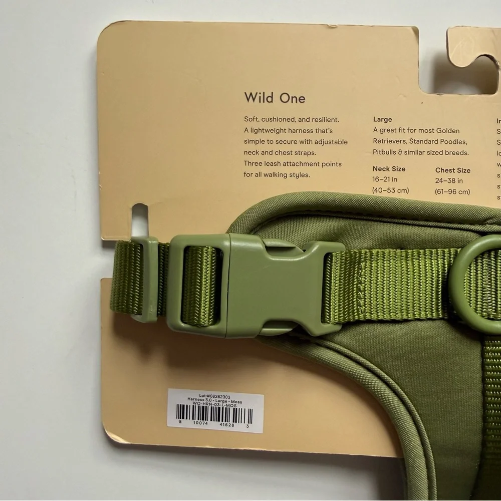 Wild One Dog Harness 3.0 - Large - Moss